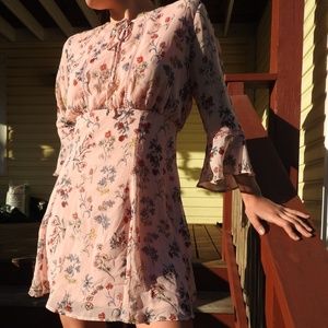 BEAUTY AND THE BEAST FLORAL DRESS